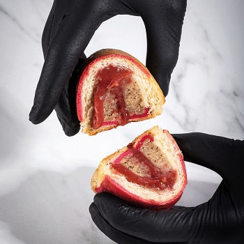 Pavoni Viennoiserie Elliptic Microperforated Stainless Steel Ring- 125mm x 74mm x 45mm