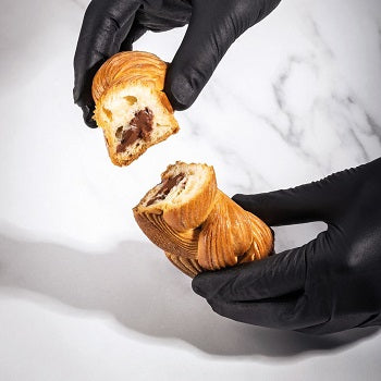 Pavoni Viennoiserie Mezzaluna Microperforated Stainless Steel Ring- 157mm x 50mm x 45mm