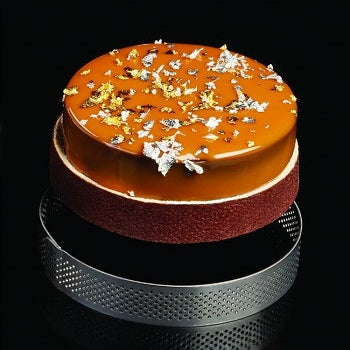 Pavoni Round Microperforated Stainless Steel Ring- 70mm x 70mm x 20mm