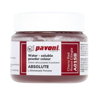 Pavoni Water Soluble Colouring Powder - Cherry Red by Home Chocolate Factory - professional pastry and chocolate equipment