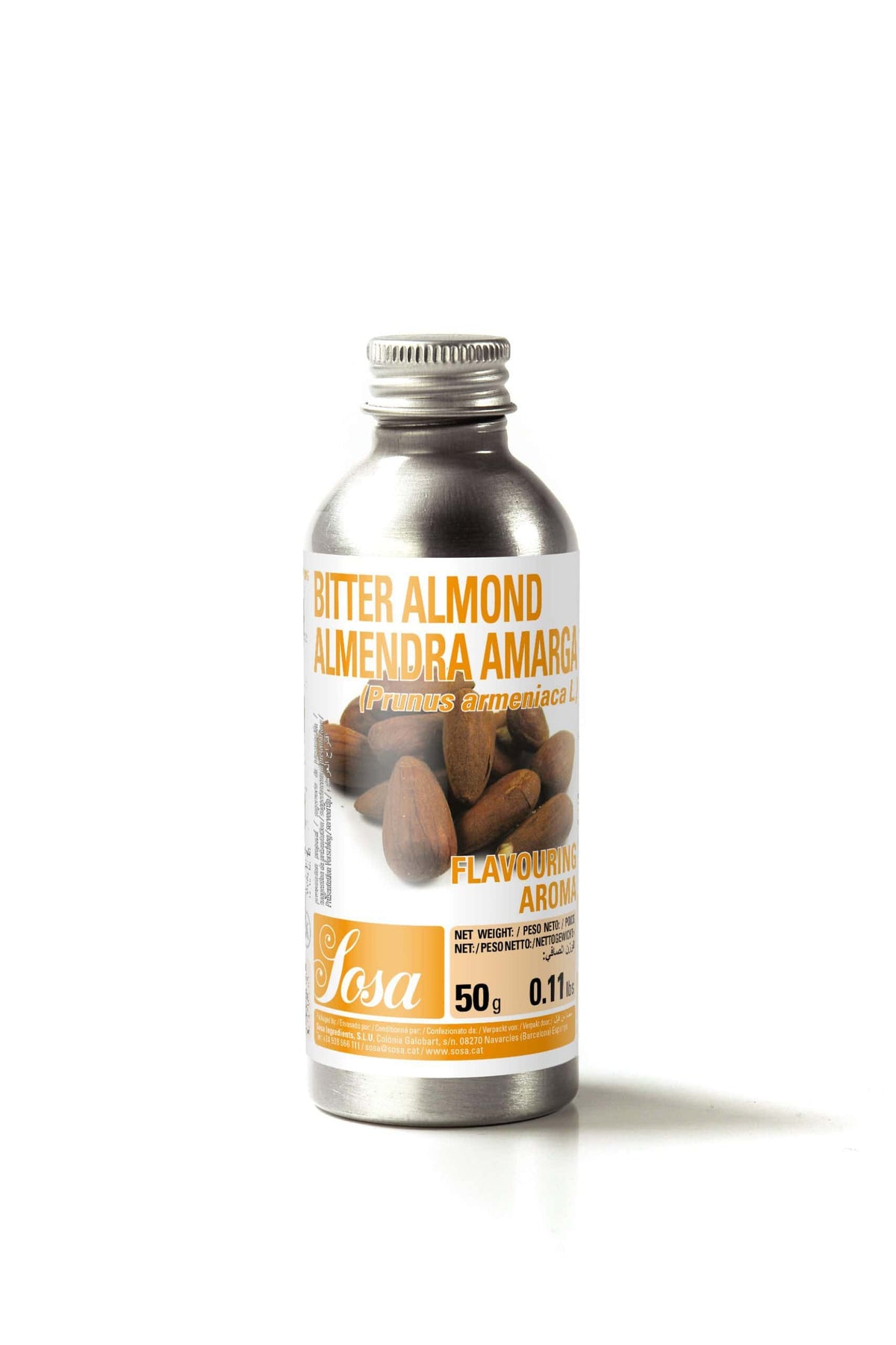 SOSA Alphabet of Flavours Bitter Almond Essential Oil (50g) by Home Chocolate Factory - professional pastry and chocolate equipment