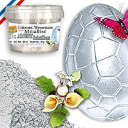 Deco-Relief Metallic Sparkling Silver Colouring - 25g by Home Chocolate Factory - professional pastry and chocolate equipment