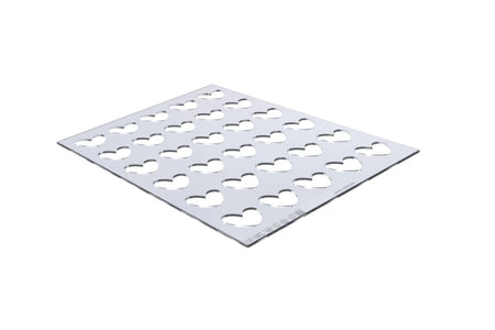 Silikomart Chablon Heart Professional Silicon Mould by Home Chocolate Factory - professional pastry and chocolate equipment