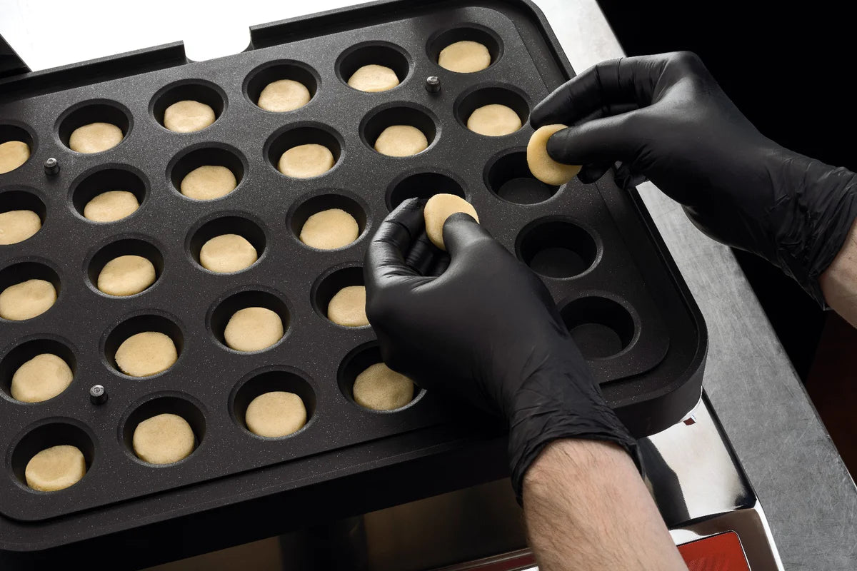 Pavoni Cookmatic for Production of Pastry Cups & Bases by Home Chocolate Factory - professional pastry and chocolate equipment