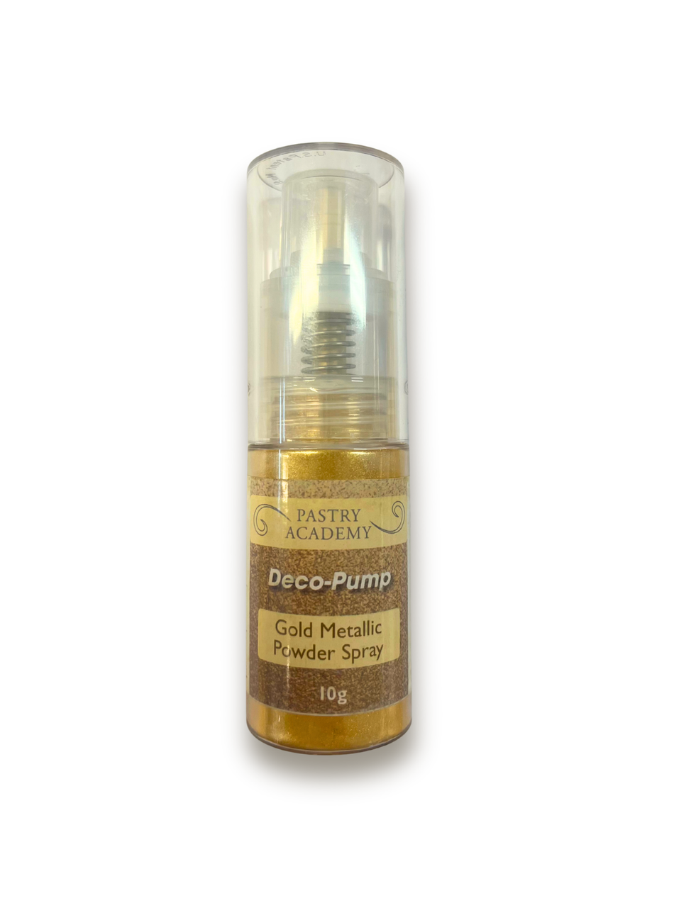 Deco-Pump Gold Metallic Spray -10g by Home Chocolate Factory - professional pastry and chocolate equipment