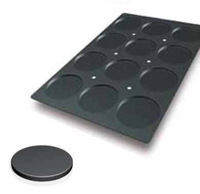 Silikomart Disco 12cm 60:40 Professional Silicon Mould by Home Chocolate Factory - professional pastry and chocolate equipment