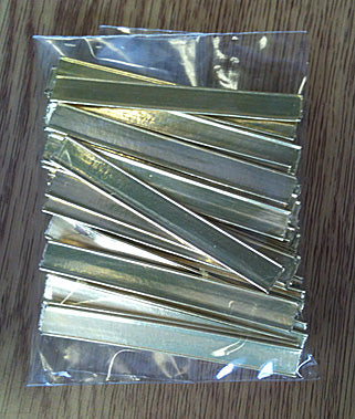Metallic Gold Ties - pack of 50 by Home Chocolate Factory - professional pastry and chocolate equipment