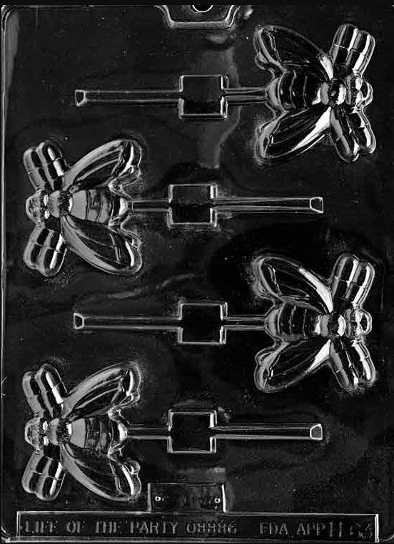 Fly Lollipop Chocolate Mould by Home Chocolate Factory - professional pastry and chocolate equipment