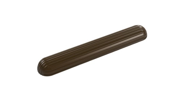 Implast 7g Striped Slim Bar Polycarbonate Chocolate Mould by Home Chocolate Factory - professional pastry and chocolate equipment