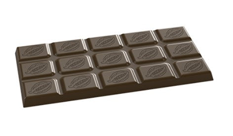 Implast 101g Cocoa Break Apart Bar Polycarbonate Chocolate Mould by Home Chocolate Factory - professional pastry and chocolate equipment