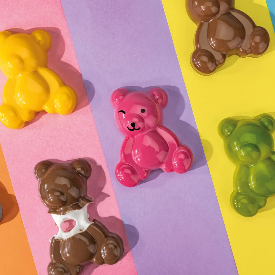 Martellato Chocolate Mould Teddy Bear (6) 80x64.5x22.5mm