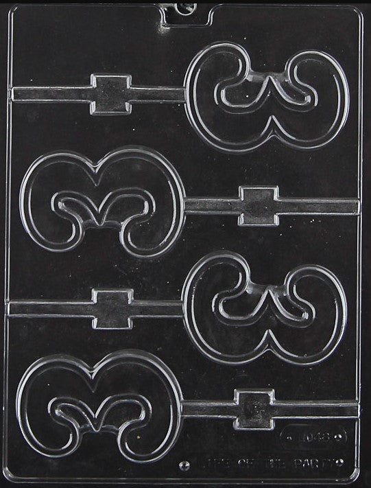 Number 3 Lollipop Chocolate Mould by Home Chocolate Factory - professional pastry and chocolate equipment