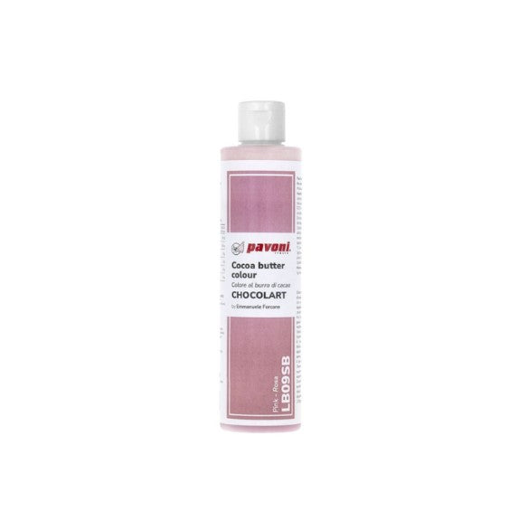 Pavoni Coloured Cocoa Butter -  Pink - 200g by Home Chocolate Factory - professional pastry and chocolate equipment