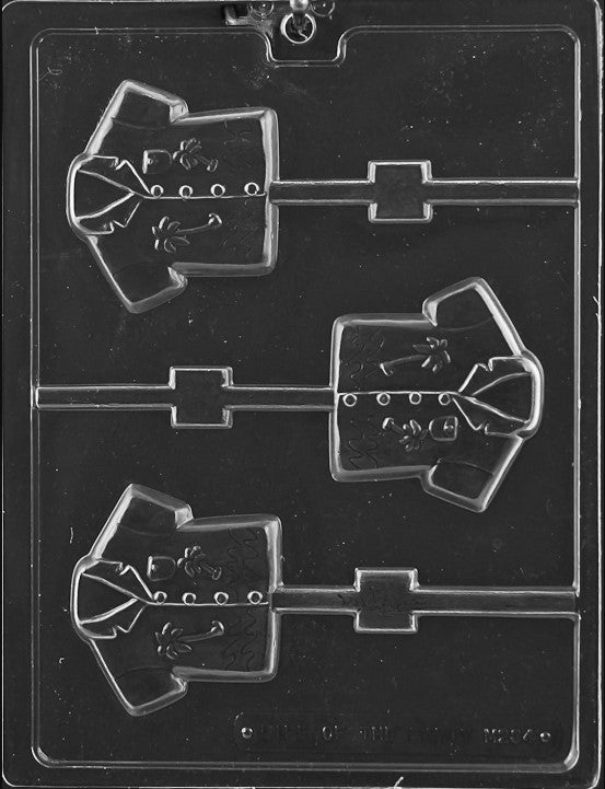 Hawaii Shirt Lollipop Chocolate Mould by Home Chocolate Factory - professional pastry and chocolate equipment
