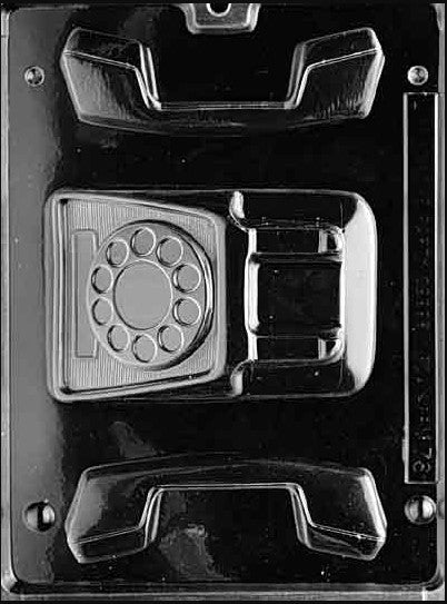Medium Telephone Chocolate Mould by Home Chocolate Factory - professional pastry and chocolate equipment