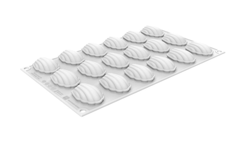 Silikomart Madeleine XS13 Silicon Mould by Home Chocolate Factory - professional pastry and chocolate equipment