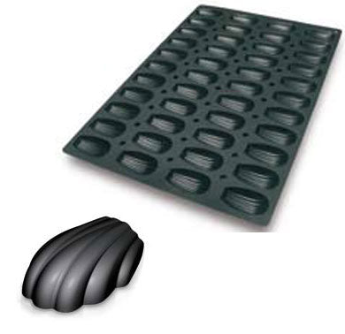 Silikomart Madeleine 60:40 Professional Silicon Mould by Home Chocolate Factory - professional pastry and chocolate equipment