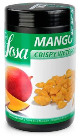 SOSA Freeze Dried Mango Crispies Wetproof (400g) by Home Chocolate Factory - professional pastry and chocolate equipment