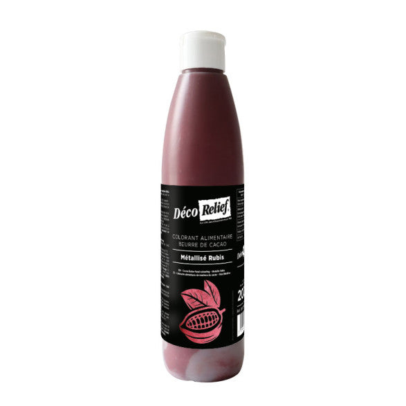 Metallic Cocoa Butter - Ruby 200g