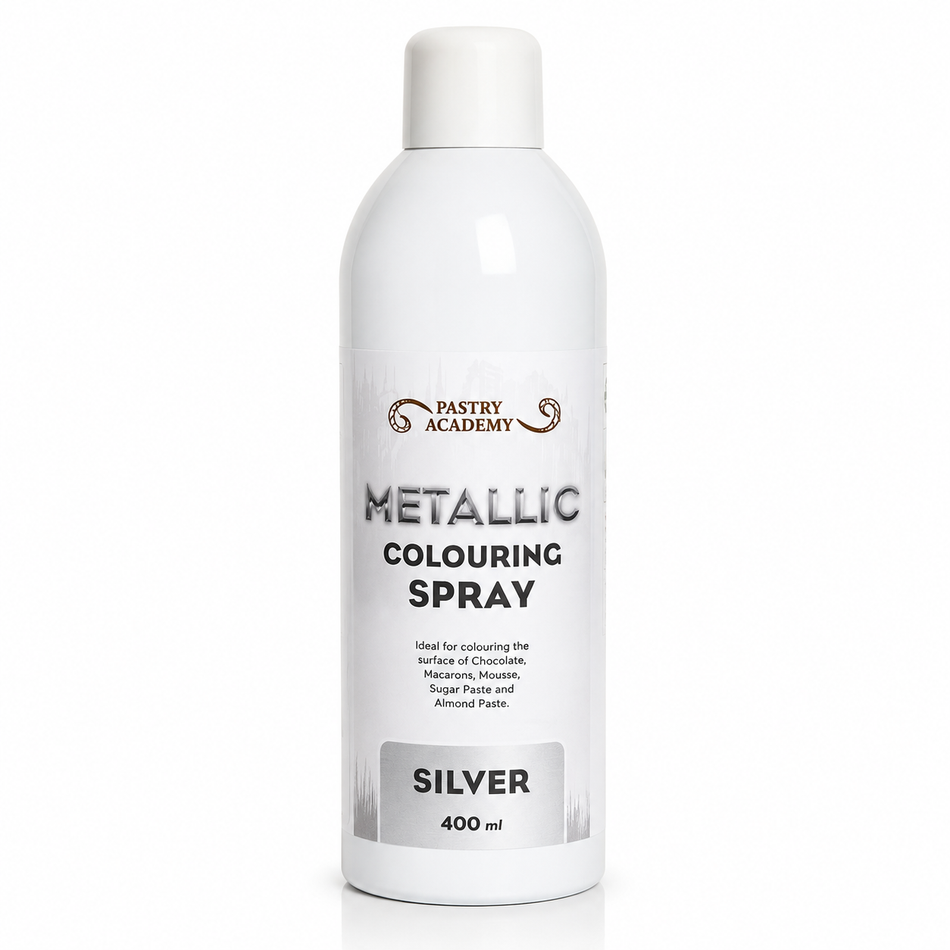 Pastry Academy Silver Metallic Spray - 400ml