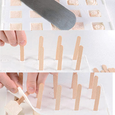 Silikomart Mini Kube Professional Lollipop Mould Kit by Home Chocolate Factory - professional pastry and chocolate equipment