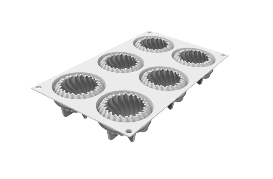 Silikomart Mini Wave Professional Silicon Mould by Home Chocolate Factory - professional pastry and chocolate equipment
