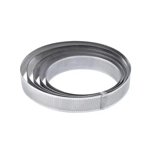 Pavoni Round Microperforated Stainless Steel Bands  Ø 230 X H 35mm