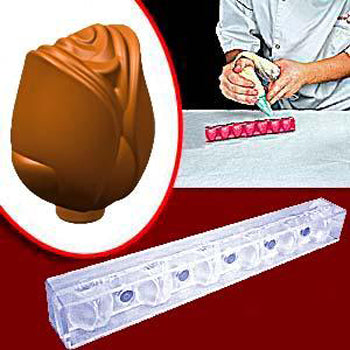 Rose 3D Magnetic Mould by Home Chocolate Factory - professional pastry and chocolate equipment