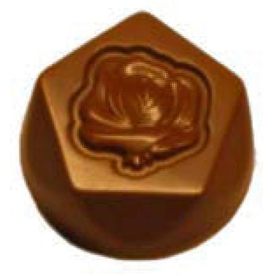 Cabrellon Crown Embossed Praline Polycarbonate Chocolate Mould by Home Chocolate Factory - professional pastry and chocolate equipment