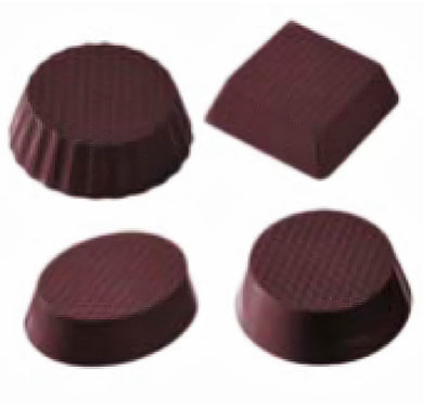 Chocolate World Geometrical Shaped Cups Polycarbonate Mould by Home Chocolate Factory - professional pastry and chocolate equipment