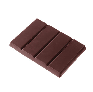 Chocolate World 48g Break Apart Bar Polycarbonate Chocolate Mould by Home Chocolate Factory - professional pastry and chocolate equipment