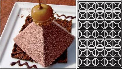 Silikomart Mini Pyramid 60:40 Professional Silicon Mould by Home Chocolate Factory - professional pastry and chocolate equipment