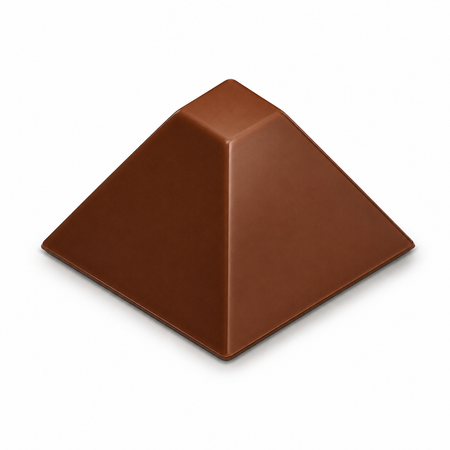 Cabrellon Pyramid pralines 31x31x1H9mm 28 cavities by Home Chocolate Factory - professional pastry and chocolate equipment
