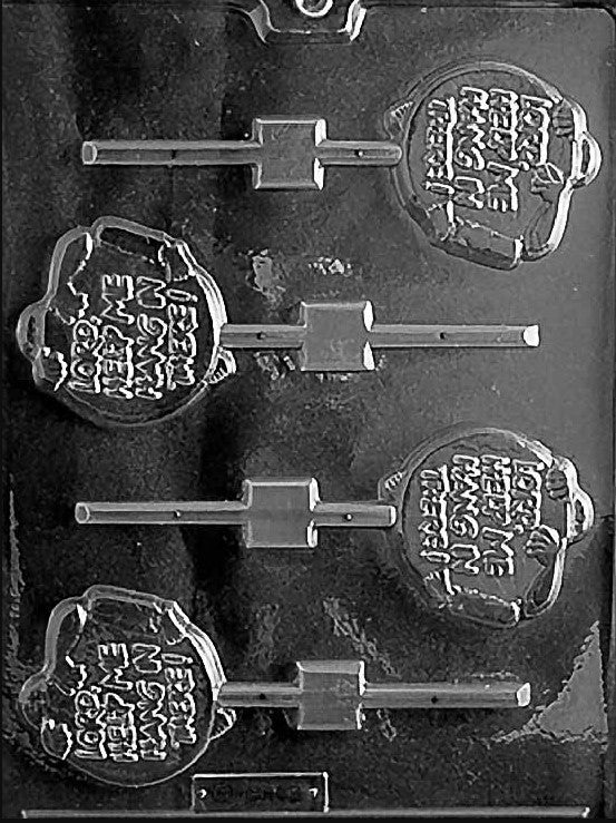 Hang in there Chocolate Mould by Home Chocolate Factory - professional pastry and chocolate equipment