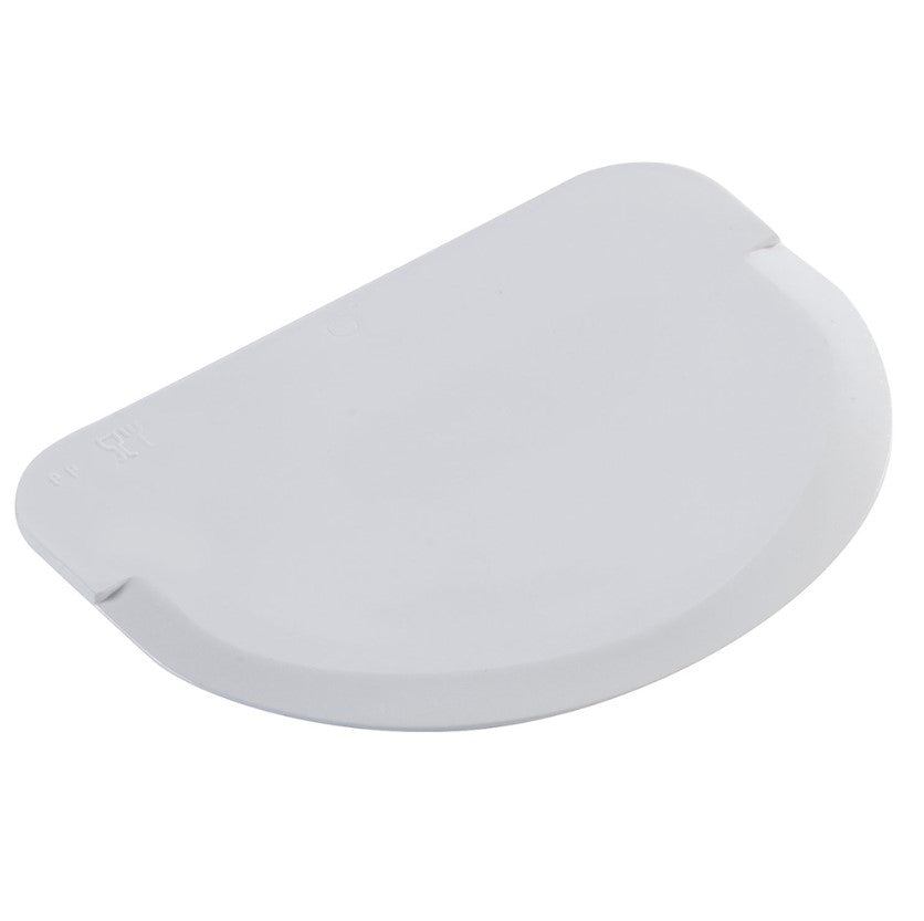 Martellato Small Smooth Shape Rigid Scraper (Pack of 1) by Home Chocolate Factory - professional pastry and chocolate equipment