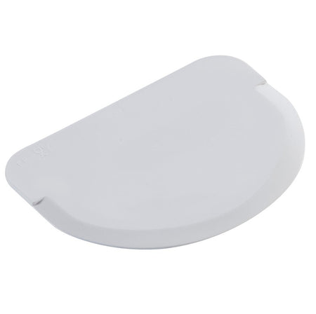 Martellato Small Smooth Shape Rigid Scraper (Pack of 1) by Home Chocolate Factory - professional pastry and chocolate equipment