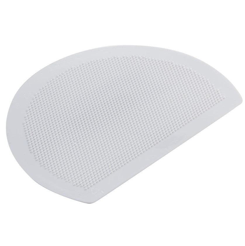 Martellato Semicircle Shape Scraper (Pack of 1) by Home Chocolate Factory - professional pastry and chocolate equipment