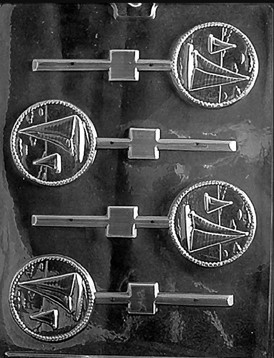 Sailing Lollipop Chocolate Mould by Home Chocolate Factory - professional pastry and chocolate equipment
