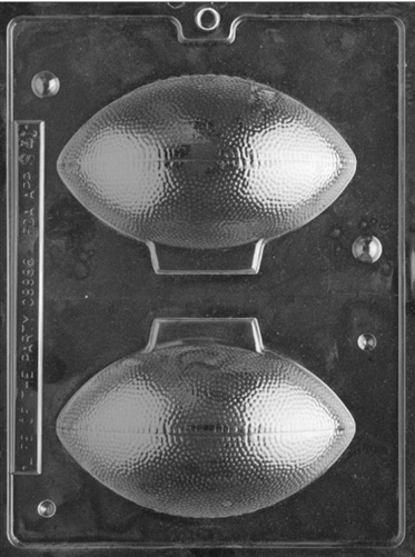 3D American Footballs Chocolate Mould by Home Chocolate Factory - professional pastry and chocolate equipment