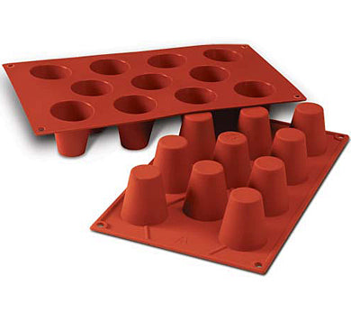 Silikomart SF020 Medium Baba Professional Silicon Mould by Home Chocolate Factory - professional pastry and chocolate equipment