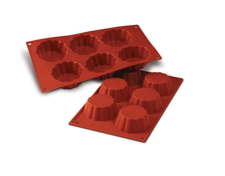Silikomart SF035 Briochette Professional Silicon Mould by Home Chocolate Factory - professional pastry and chocolate equipment