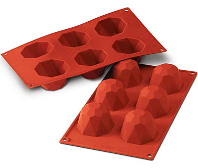 Silikomart SF049 Big Diamond Professional Silicon Mould by Home Chocolate Factory - professional pastry and chocolate equipment