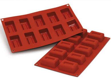 Silikomart SF091 Medium Lingotto Professional Silicon Mould by Home Chocolate Factory - professional pastry and chocolate equipment