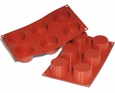Silikomart SF102 Medium Muffin Professional Silicon Mould by Home Chocolate Factory - professional pastry and chocolate equipment
