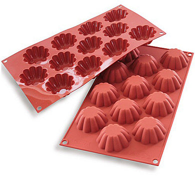 Silikomart SF109 Mini Briochette Silicon Mould by Home Chocolate Factory - professional pastry and chocolate equipment