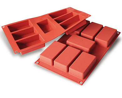 Silikomart SF110 Rectangles Professional Silicon Mould by Home Chocolate Factory - professional pastry and chocolate equipment
