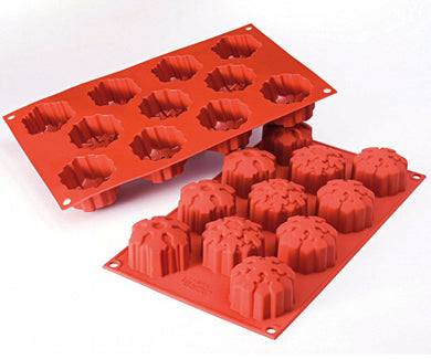 Silikomart SF115 Snowflakes Professional Silicon Mould by Home Chocolate Factory - professional pastry and chocolate equipment