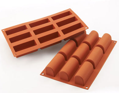 Silikomart SF130 Midi Buche Professional Silicon Mould by Home Chocolate Factory - professional pastry and chocolate equipment