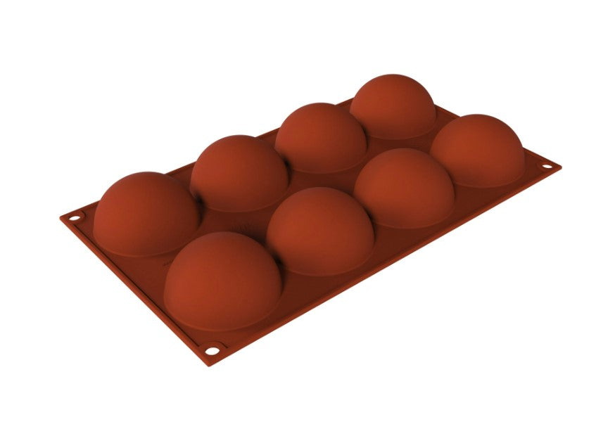 Silikomart SF565 55mm Half Sphere Professional Silicon Mould by Home Chocolate Factory - professional pastry and chocolate equipment