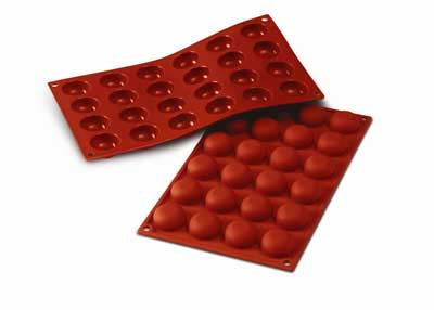 Silikomart SF009 Pomponnetes Professional Silicon Mould by Home Chocolate Factory - professional pastry and chocolate equipment